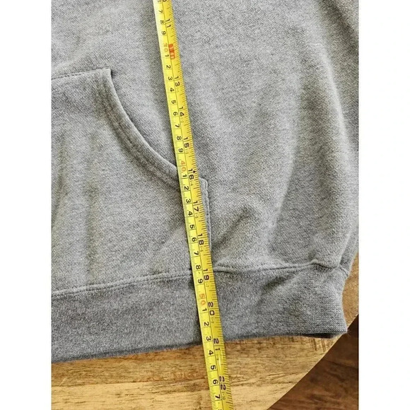 Jansport Gray Hoodie with Brown 'Eastern' Print - Picture 6 of 10